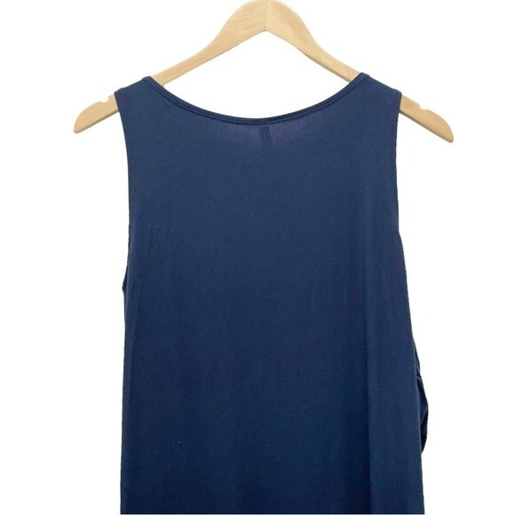 Fabletics Active Retta Navy Blue Sleeveless Midi Dress Women’s Size Medium NWT - Picture 6 of 11